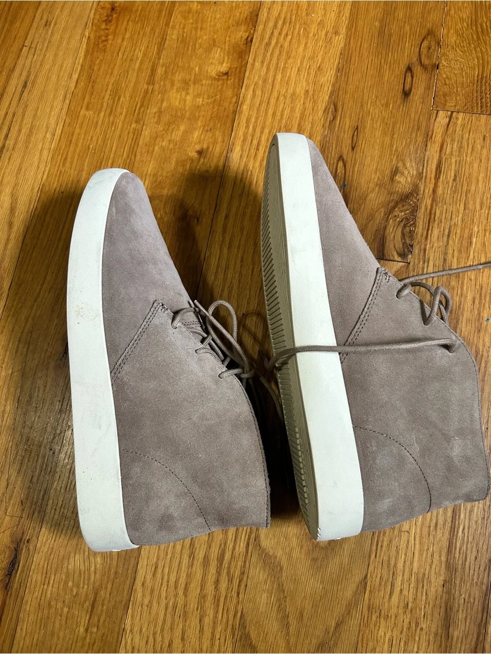 Everlane Boots Men’s The Desert Lace up Boots Size 8 H Taupe Suede Leather